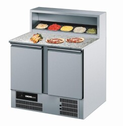 Pizzakühltisch - Belegstation mit 2 Türen