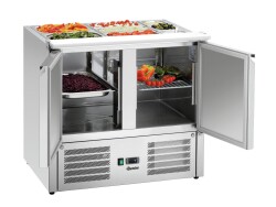 Saladette mit 2 Türen 900T2 + GL