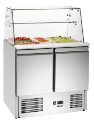 Saladette mit 2 Türen 900T2 + GL
