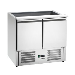 Saladette mit 2 Türen 900T2 + GL