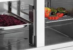 Saladette mit 2 Türen 900T2 + GL