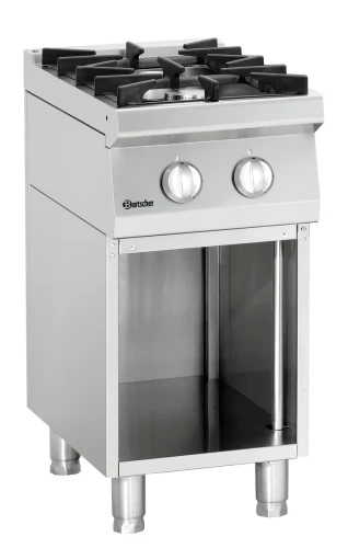 Gasherd 2 Flammen mit offenem Unterbau 70020