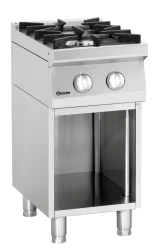 Gasherd 2 Flammen mit offenem Unterbau 70020