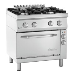 Gasherd 4 Flammen - E-Backofen 1/1 GN 70040 EB11