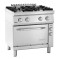 Gasherd 4 Flammen - E-Backofen 1/1 GN 70040 EB11