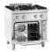 Gasherd 4 Flammen - E-Backofen 1/1 GN 70040 EB11