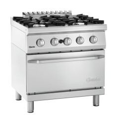 Gasherd 4 Flammen & Gasbackofen GN2/1 70040 GB21