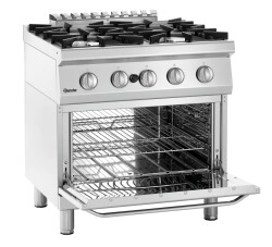 Gasherd 4 Flammen & Gasbackofen GN2/1 70040 GB21