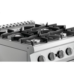Gasherd 4 Flammen & Gasbackofen GN2/1 70040 GB21