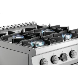 Gasherd 4 Flammen & Gasbackofen GN2/1 70040 GB21