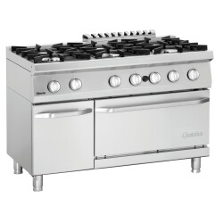 Gasherd 6 Flammen & Gasbackofen GN2/1 70060 GB21