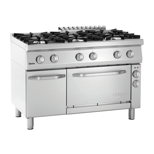 Gasherd 6 Flammen & E-Backofen 1/1 GN 70060 EB11