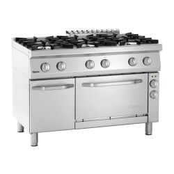 Gasherd 6 Flammen & E-Backofen 1/1 GN 70060 EB11