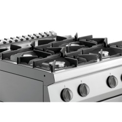 Gasherd 6 Flammen & E-Backofen 1/1 GN 70060 EB11