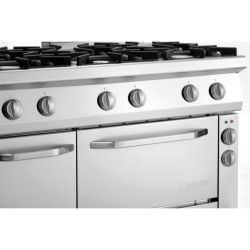 Gasherd 6 Flammen & E-Backofen 1/1 GN 70060 EB11
