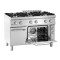 Gasherd 6 Flammen & E-Backofen 1/1 GN 70060 EB11