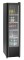Glastürkühlschrank schwarz slim 300L