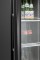 Glastürkühlschrank schwarz slim 300L