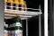 Glastürkühlschrank schwarz slim 300L