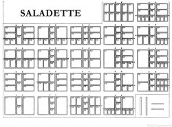 Saladette mit 2 Türen 900