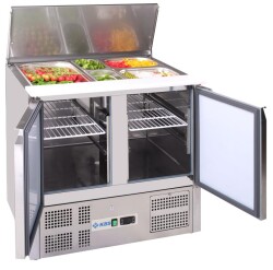 Saladette mit 2 Türen 900