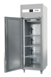 Edelstahl Gewerbetiefkühlschrank TKU 753 GN 2/1