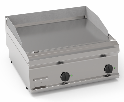 Elektro-Grillplatte glatt 2 Heizzonen Tischgerät