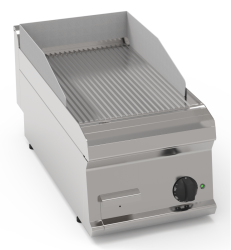 Elektro-Grillplatte 3,9 kW gerillt 1 Heizzone...