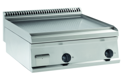 Gas-Grillplatte 2 Heizzonen hartverchromt matt...