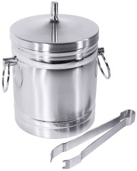 Eiseimer aus Edelstahl doppelwandig 5 l