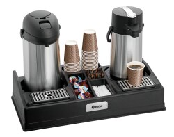Doppelte Kaffeestation geeignet für 2 Isolierpumpkannen