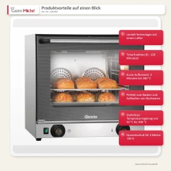 AT110 Heißluftofen Produktvorteile