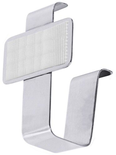 Contacto Edelstahl Skirting-/Tischklammer mit Platte