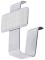 Contacto Edelstahl Skirting-/Tischklammer mit Platte