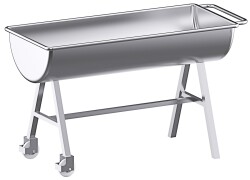 Contacto Edelstahl Mengmulde 200 Liter mit...