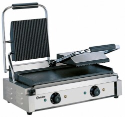 Elektro-Doppel-Kontaktgrill 3600 2GR oben gerillt / unten...