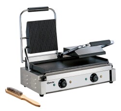 Elektro-Doppel-Kontaktgrill 3600 2GR oben gerillt / unten...