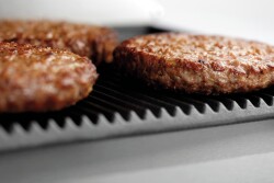 Elektro-Doppel-Kontaktgrill - Grillplatten gerillt
