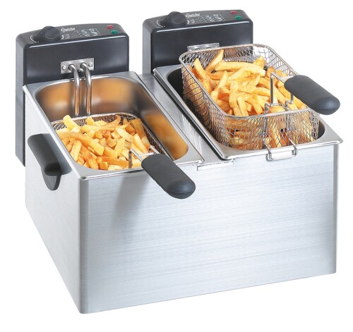 Elektro-Doppel-Fritteuse "MINI III" Tischgerät