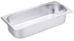Contacto Edelstahl Eisbehälter Höhe 8 cm 3,5 Liter