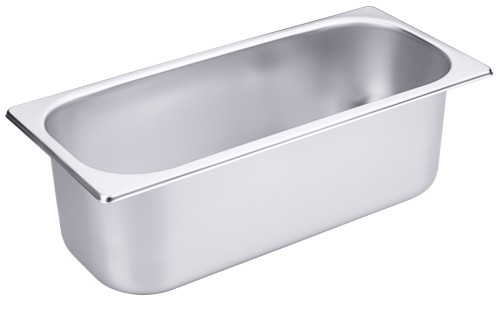 Contacto Edelstahl Eisbehälter Höhe 12 cm 5 Liter