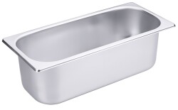 Contacto Edelstahl Eisbehälter Höhe 12 cm 5 Liter