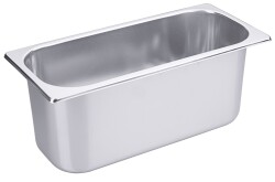 Contacto Edelstahl Eisbehälter Höhe 15 cm 6,5...
