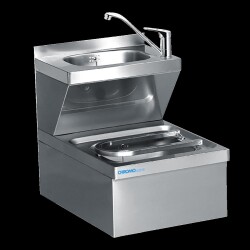 Ausguss-Handwasch-Kombination - Tiefe 700 mm -...