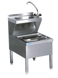 Ausguss-Handwasch-Kombination - Tiefe 700 mm -...