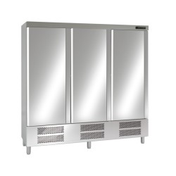 Edelstahl-Kühlschrank mit 3 Türen KU 1900
