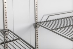 Glastürkühlschrank 2-türig schwarz KU 1200 G