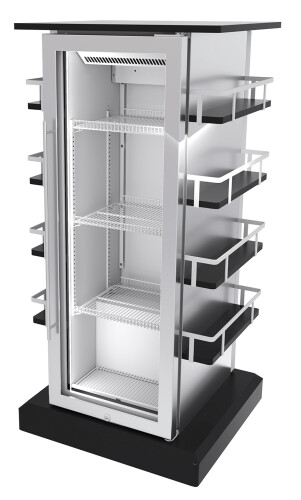 Konferenzkühlschrank mit Glastür CC90