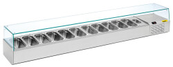 Pizzakühltisch Aufsatzkühlvitrine A 2560-1/1
