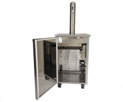 Mobile Edelstahl Bierbar BT 30 inkl. Zapfsäule & Druckminderer